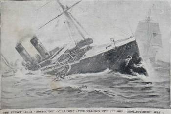 Lainerio „Burgonė“ katastrofa, įvykusi 1898 m. liepos 4d